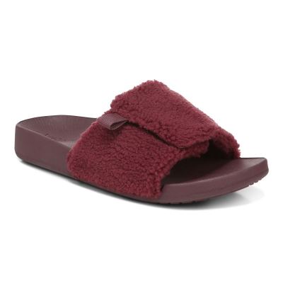Vionic Keira Chanclas Sandal Vino Granate | KG49TILs