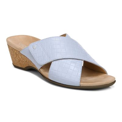 Vionic Leticia Wedge Sandal Azules | nyqQfeYv