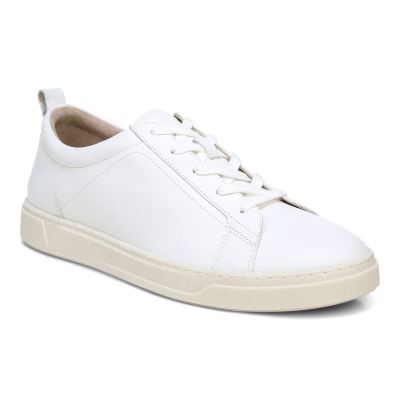Vionic Lucas Encaje up Sneaker Blancos | iQGdZTio