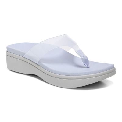 Vionic Luminous Plataforma Sandal Azules | RsWWajfB
