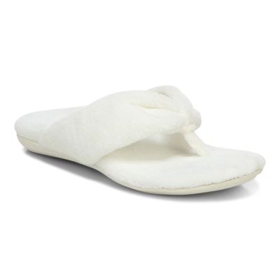 Vionic Lydia Pantuflas Blancos | 0QhtK1NP