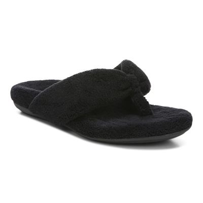 Vionic Lydia Pantuflas Negros | DCJep5k2