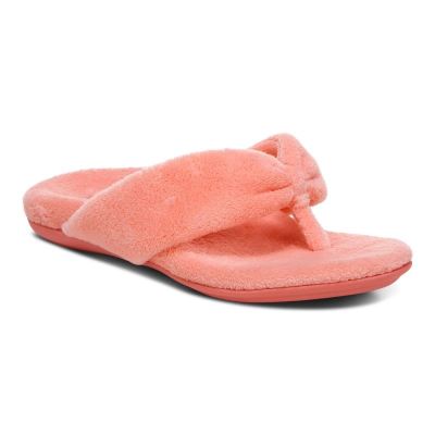 Vionic Lydia Pantuflas Rojos | v7p7rSeK