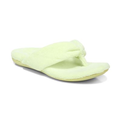 Vionic Lydia Pantuflas Verdes Claro | NtC73a3T