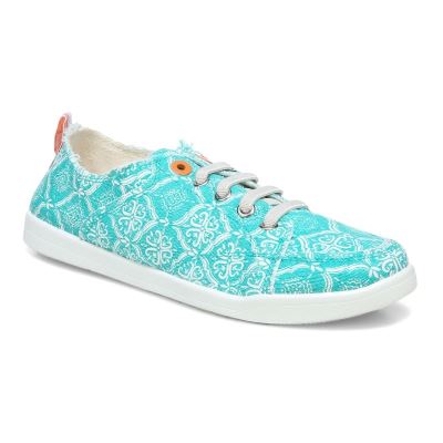 Vionic Pismo Casuales Sneaker Azules | nPIuR6Bo