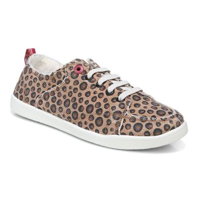Vionic Pismo Casuales Sneaker Marrom | f8ZZ28nA