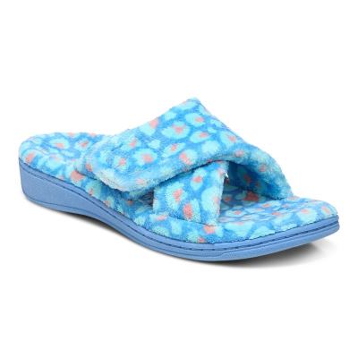 Vionic Relax Slippers Azur Leopardo | Cp8tSvp7