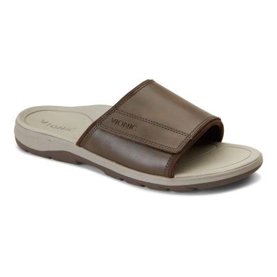 Vionic Stanley Slip On Sandal Marrom | 8vlFEFCA