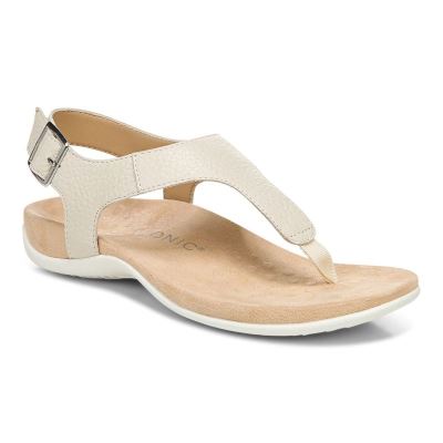 Vionic Terra Sandal Creme | evzLSuFv