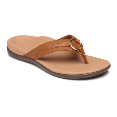 Vionic Tide Aloe Puntera Post Sandal Marrom | 7ojVpGVv