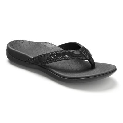 Vionic Tide II Puntera Post Sandal Negros | n58jtSnr