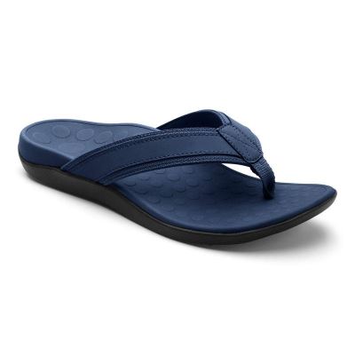 Vionic Tide Puntera Post Sandal Azul Marino | 0ZGnwTis