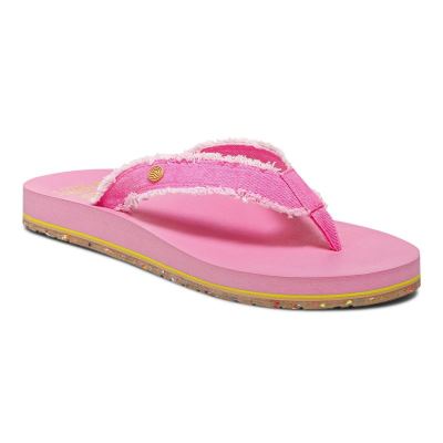 Vionic Unwind Puntera Post Sandal Rosas | FqWK4YF9