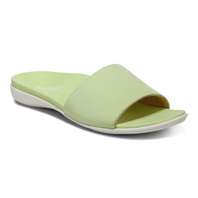 Vionic Val Chanclas Sandal Verdes Claro | NUah09Rz
