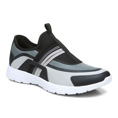 Vionic Vayda Slip On Sneaker Negros Grises | Xzyo9310