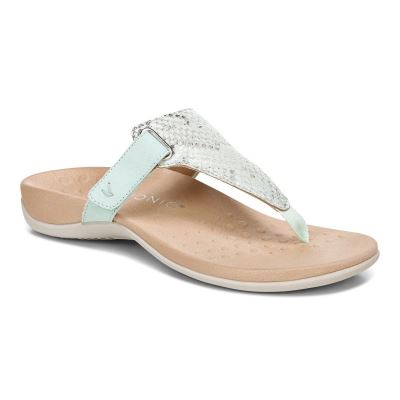 Vionic Wanda T-Correa Sandal Azules | CgfUsvSZ