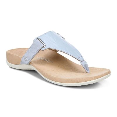 Vionic Wanda T-Correa Sandal Azules | bB0c3Lhv