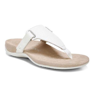 Vionic Wanda T-Correa Sandal Blancos | vpUy3jpn