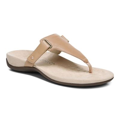 Vionic Wanda T-Correa Sandal Marrom | NJtSuNfr