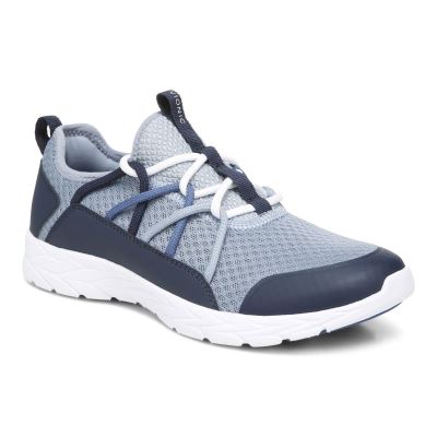 Vionic Zeliya Encaje Up Sneaker Azul Marino | hVk8wh28