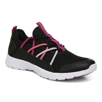Vionic Zeliya Encaje Up Sneaker Negros | mkLgK4qz